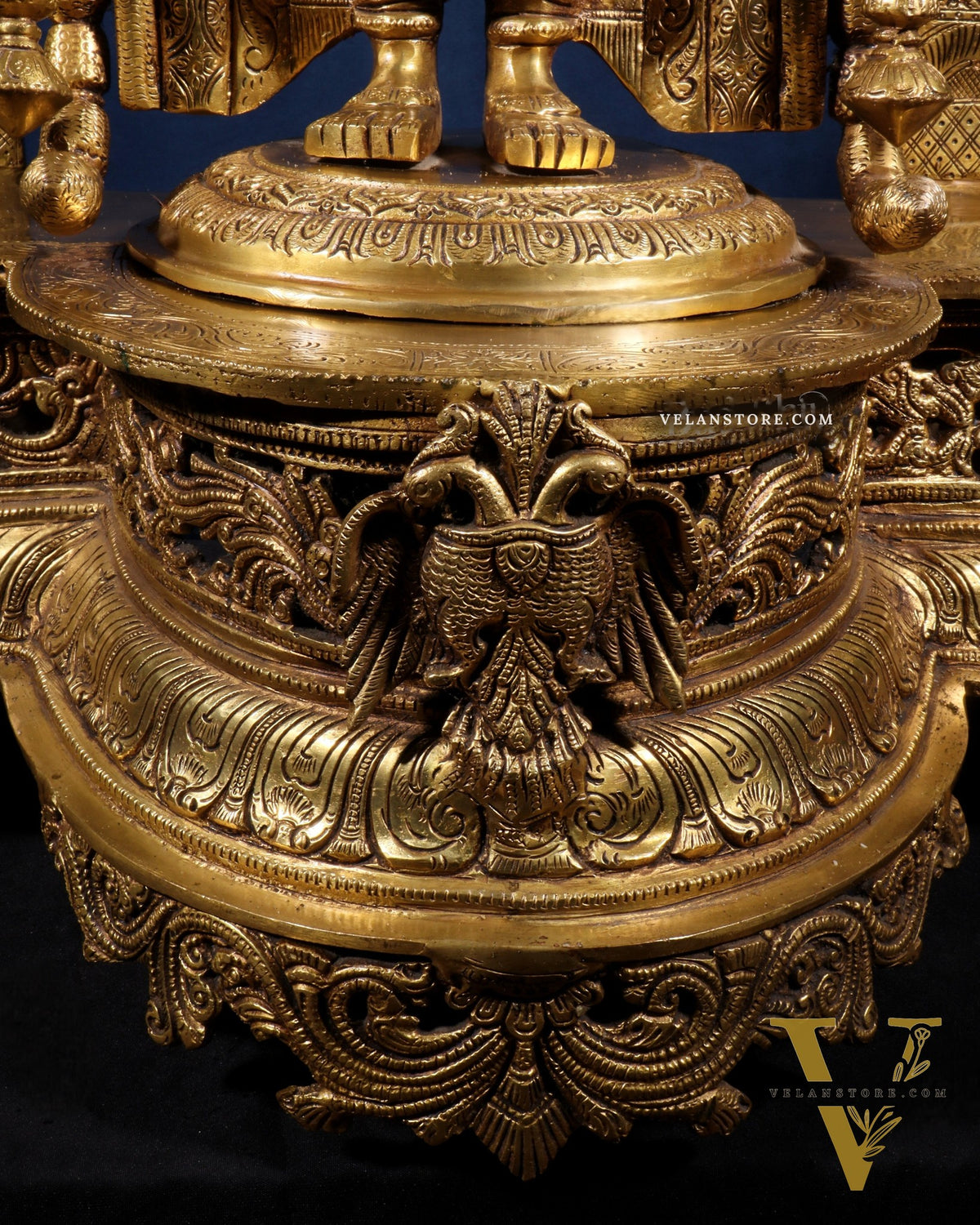 Superfine Brass Lord Tirupati Balaji Venkateshwara Swamy Idol | 37 inch