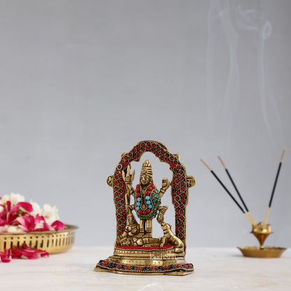 Superfine Brass Mahalasa  Narayani Mohini Vishnu Avatar Idol | Height 5.5 inch