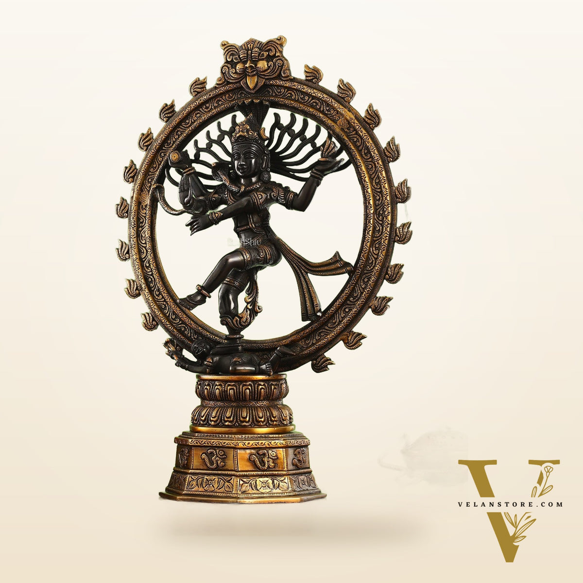 Superfine Brass Nataraja Dancing Shiva Statue - 23 inch