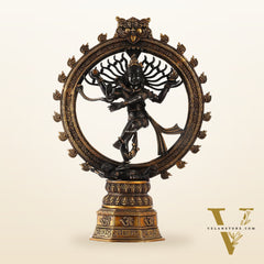 Superfine Brass Nataraja Dancing Shiva Statue - 23 inch