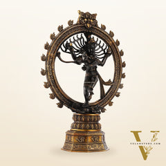 Superfine Brass Nataraja Dancing Shiva Statue - 23 inch