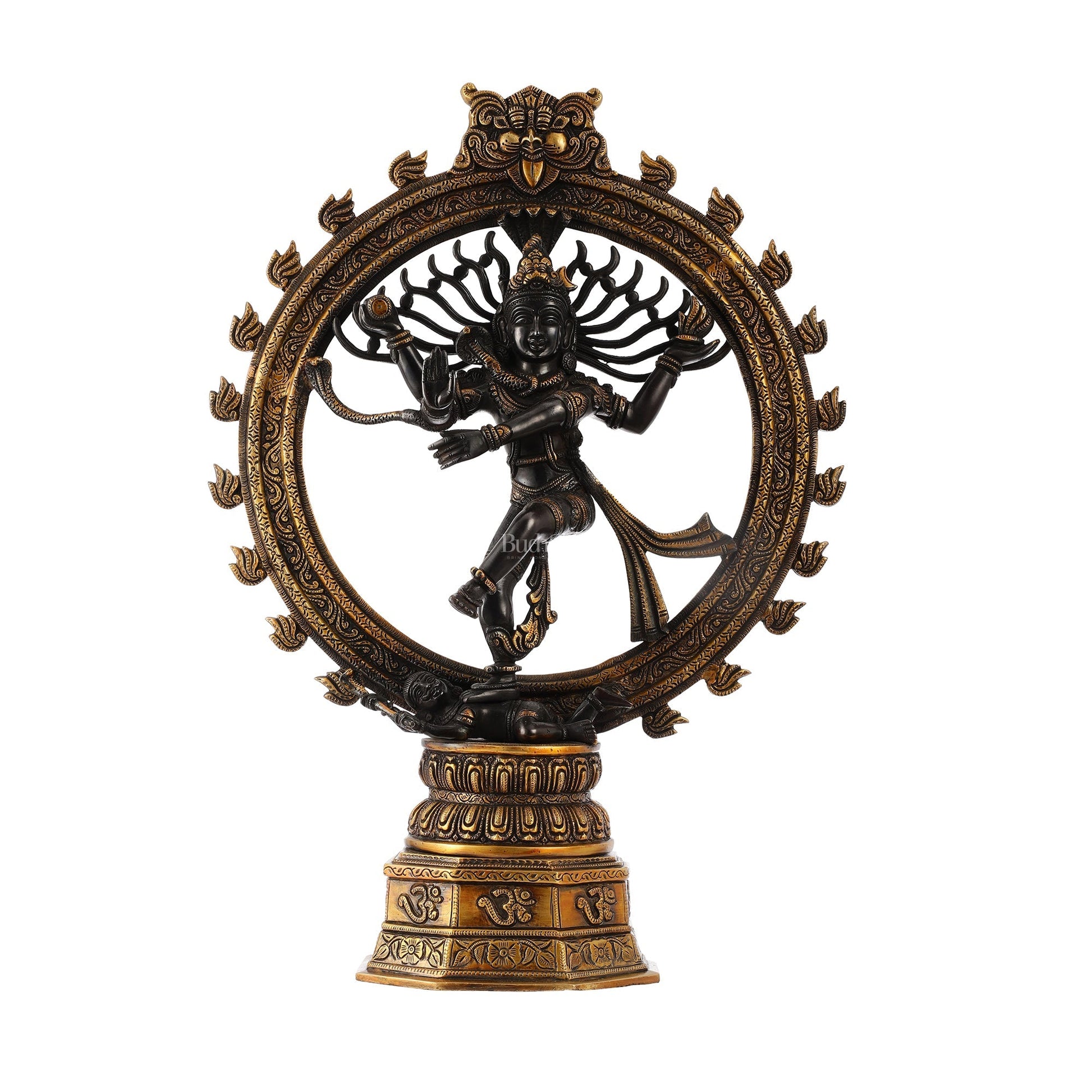 Superfine Brass Nataraja Dancing Shiva Statue - 23 inch