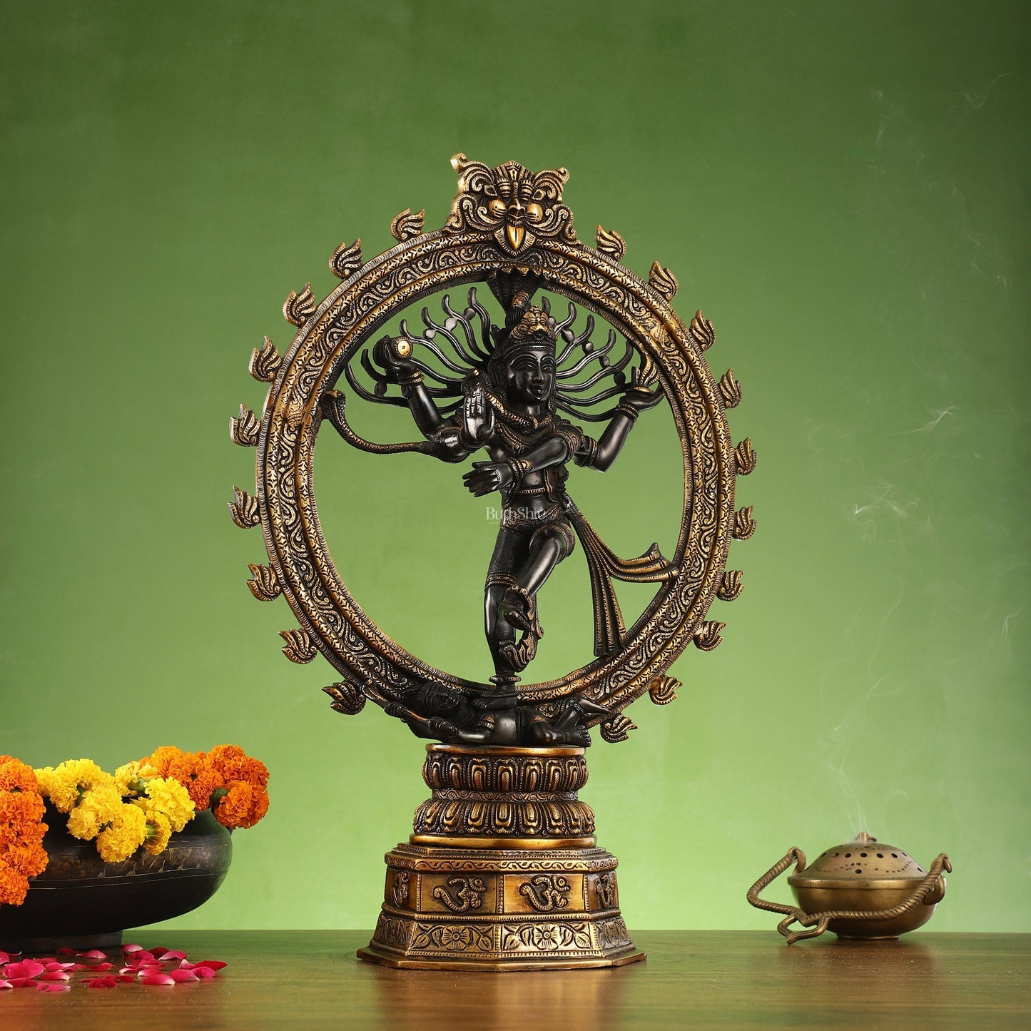 Superfine Brass Nataraja Dancing Shiva Statue - 23 inch