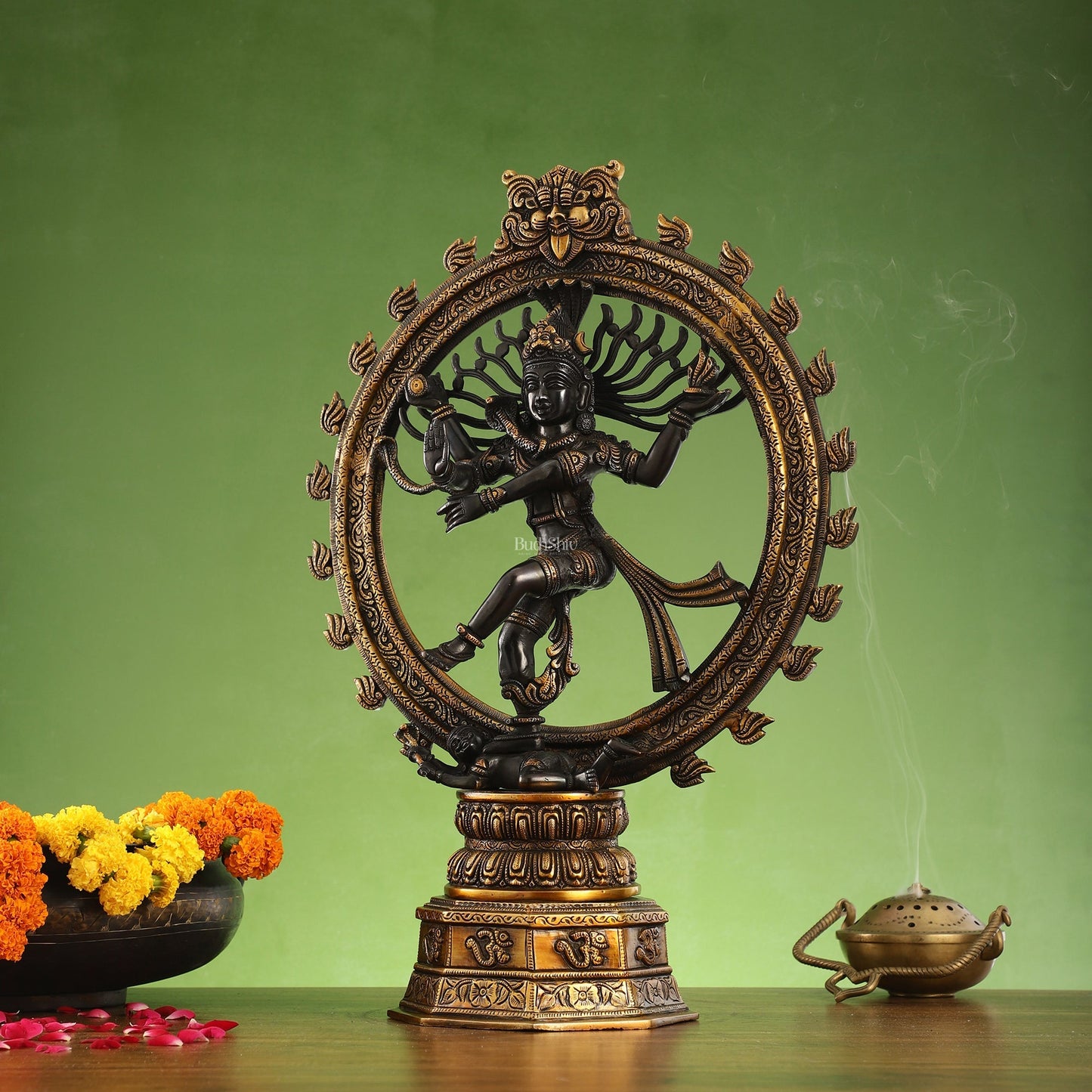 Superfine Brass Nataraja Dancing Shiva Statue - 23 inch