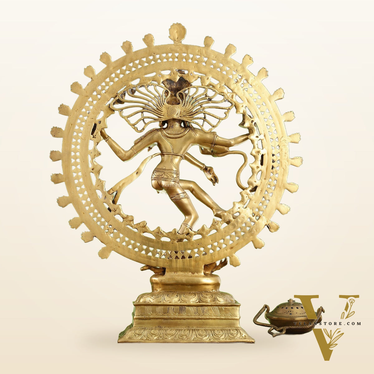 Superfine Brass Nataraja Statue - 28 inch Dancing Shiva