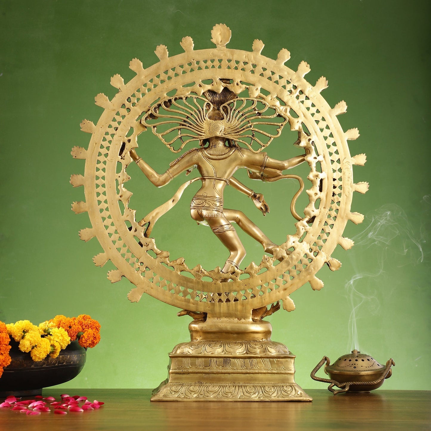 Superfine Brass Nataraja Statue - 28 inch Dancing Shiva