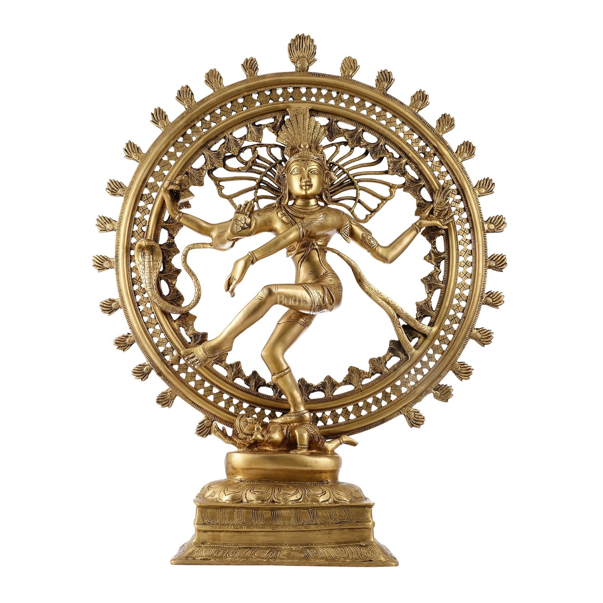 Superfine Brass Nataraja Statue - 28 inch Dancing Shiva