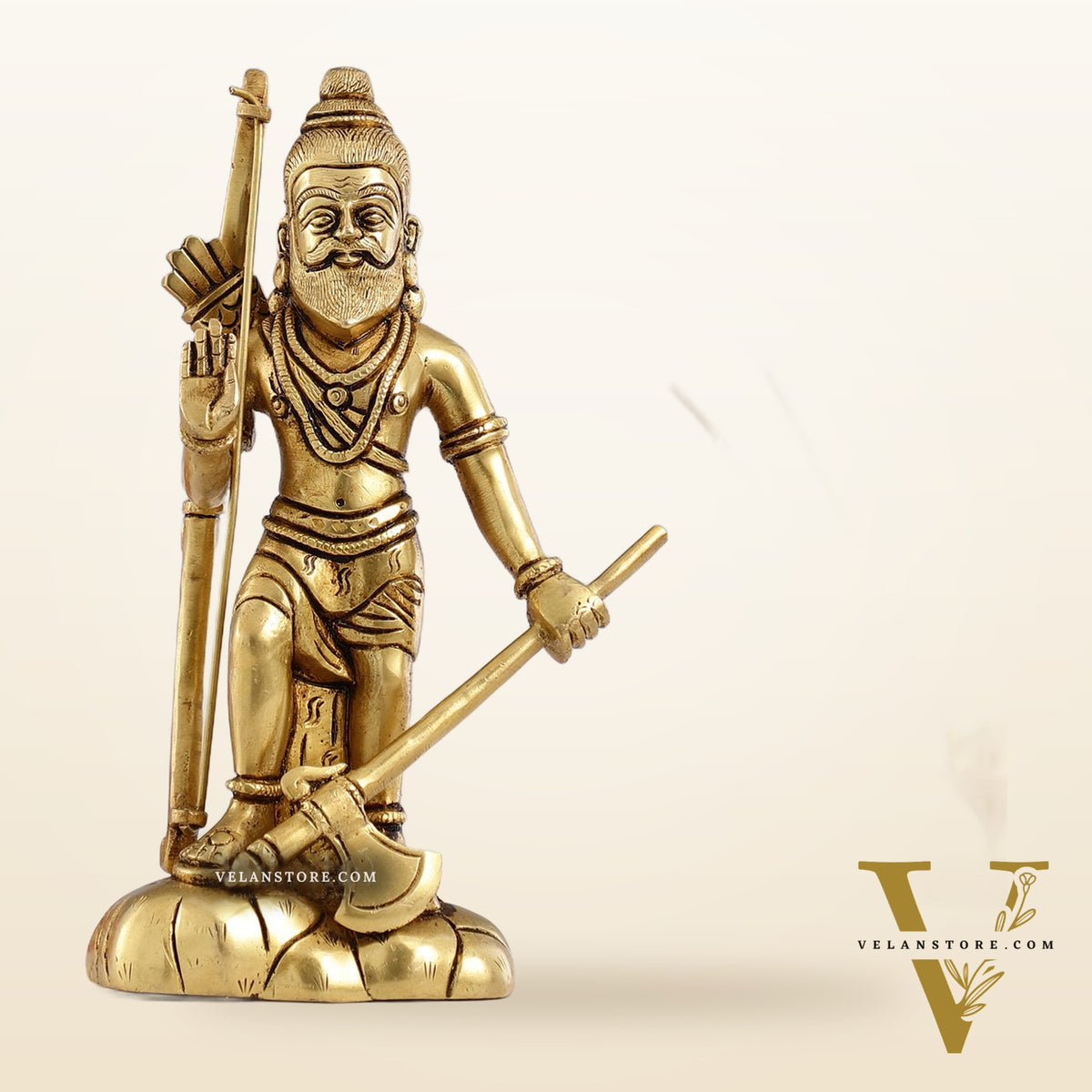 Superfine Brass Parshuram Idol - 7.5 Inch