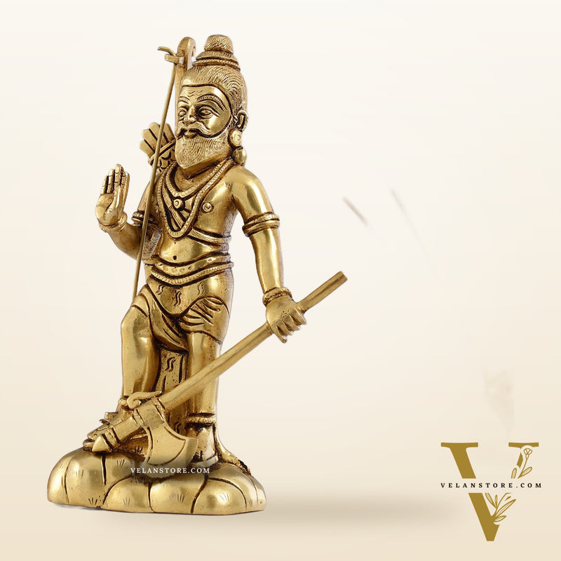Superfine Brass Parshuram Idol - 7.5 Inch