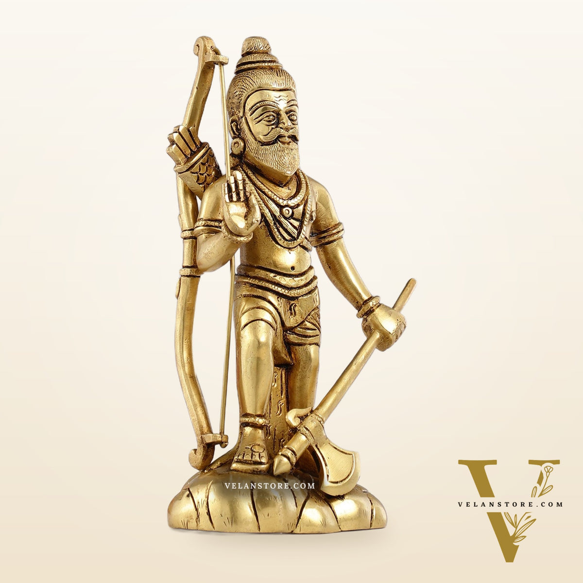 Superfine Brass Parshuram Idol - 7.5 Inch