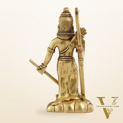 Superfine Brass Parshuram Idol - 7.5 Inch