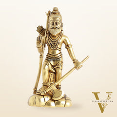 Superfine Brass Parshuram Idol - 7.5 Inch