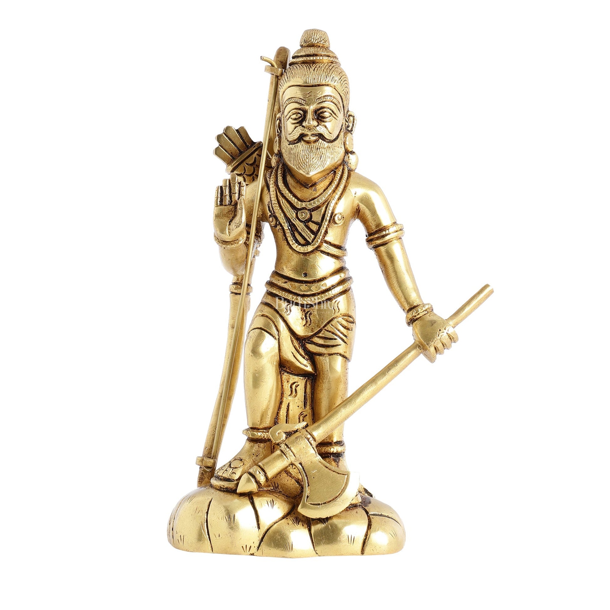 Superfine Brass Parshuram Idol - 7.5 Inch