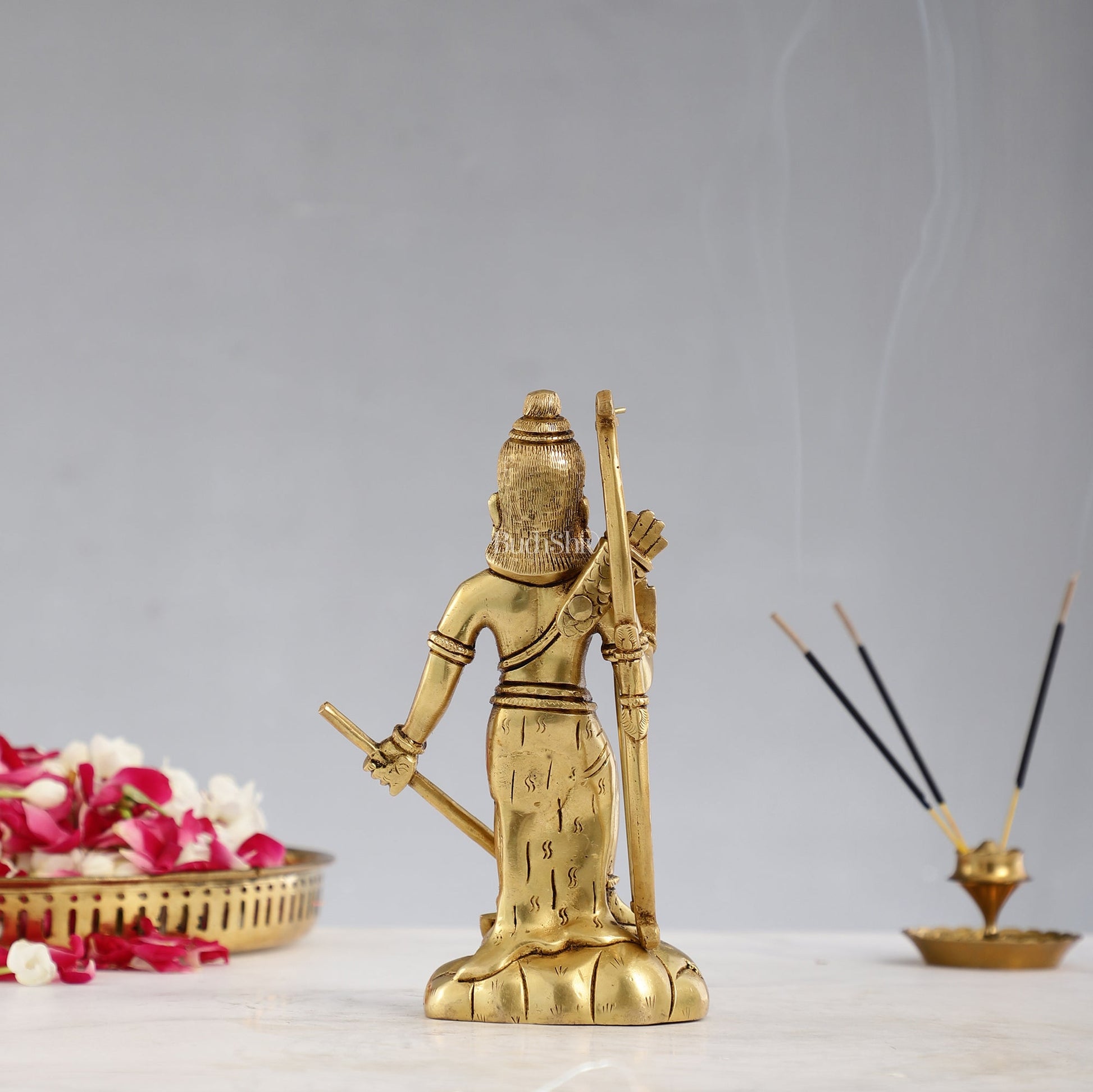 Superfine Brass Parshuram Idol - 7.5 Inch