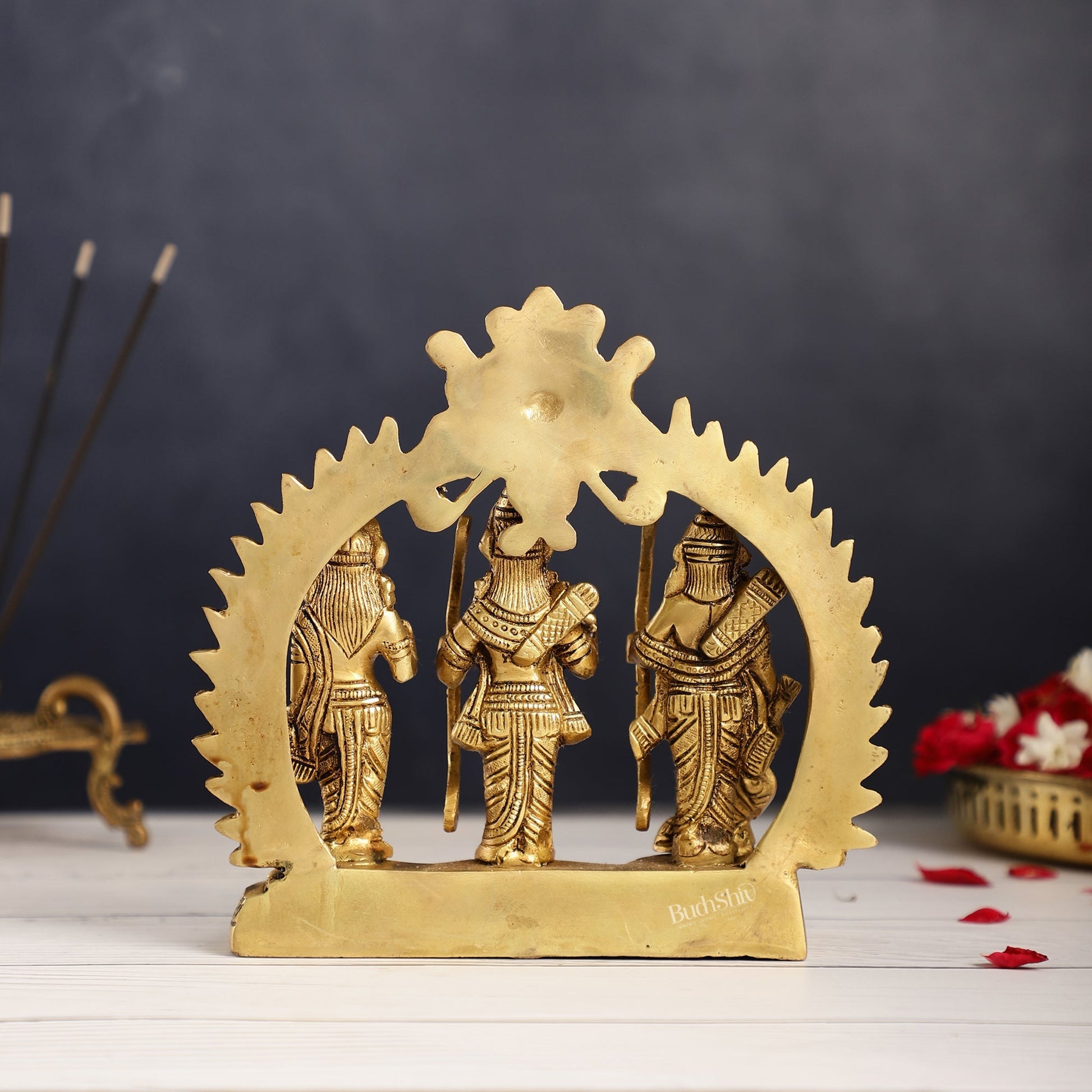 Superfine Brass Ram Darbar Idol | Height 7.5 inch