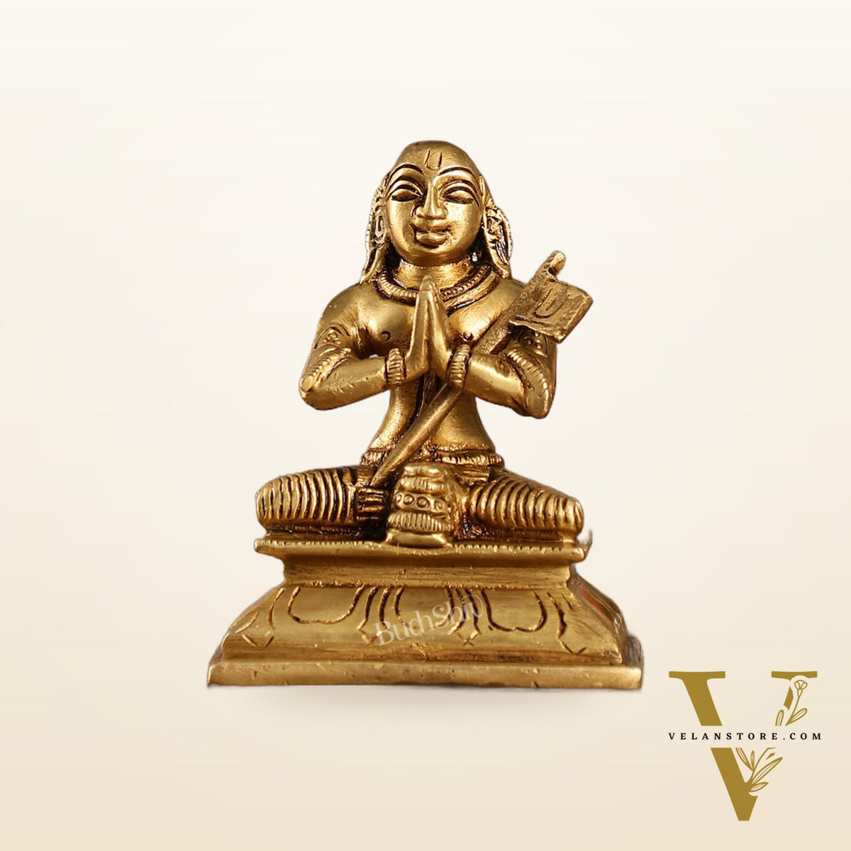 Superfine Brass Ramanujacharya Idol | Height 4 inch