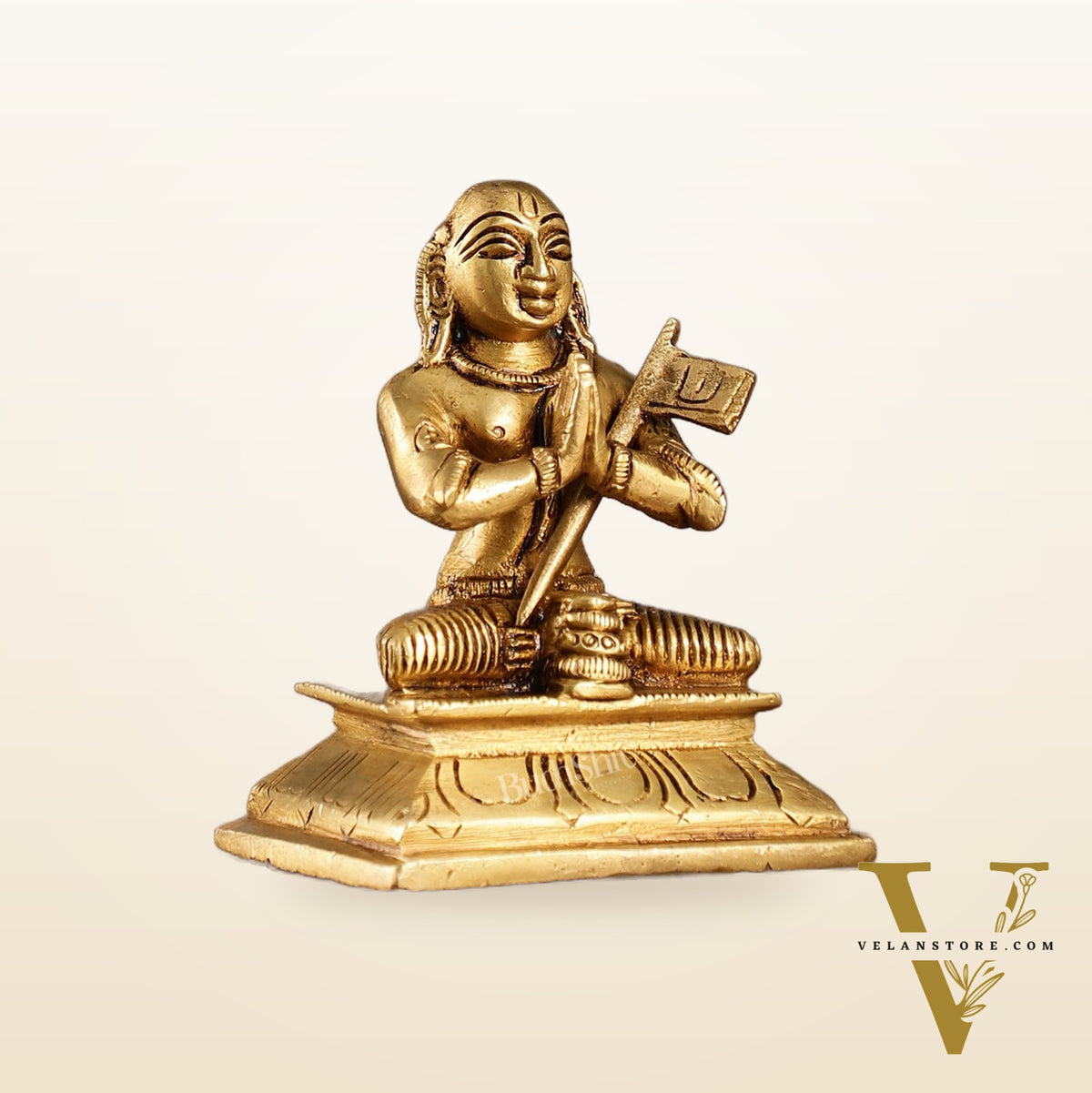 Superfine Brass Ramanujacharya Idol | Height 4 inch