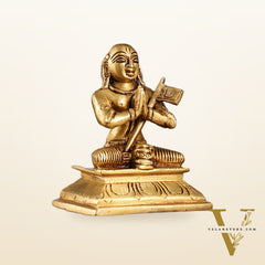 Superfine Brass Ramanujacharya Idol | Height 4 inch
