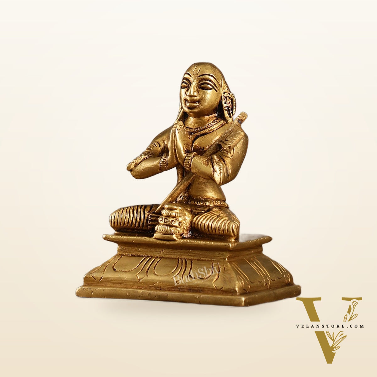 Superfine Brass Ramanujacharya Idol | Height 4 inch