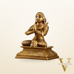 Superfine Brass Ramanujacharya Idol | Height 4 inch