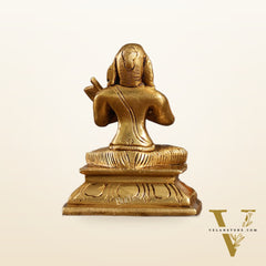 Superfine Brass Ramanujacharya Idol | Height 4 inch