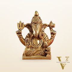Superfine Brass Shreemant Dagdusheth Halwai Ganpati idol