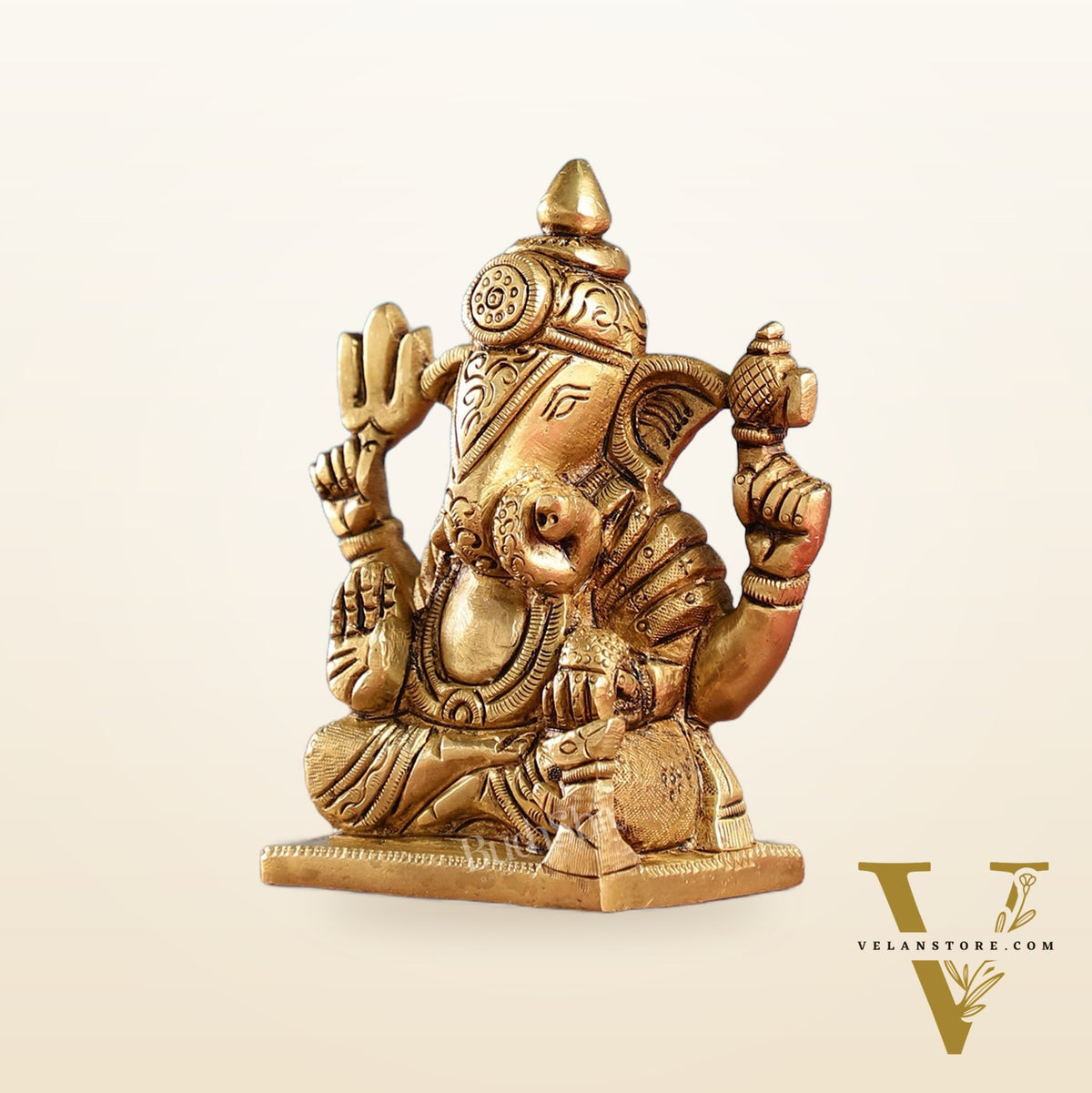 Superfine Brass Shreemant Dagdusheth Halwai Ganpati idol