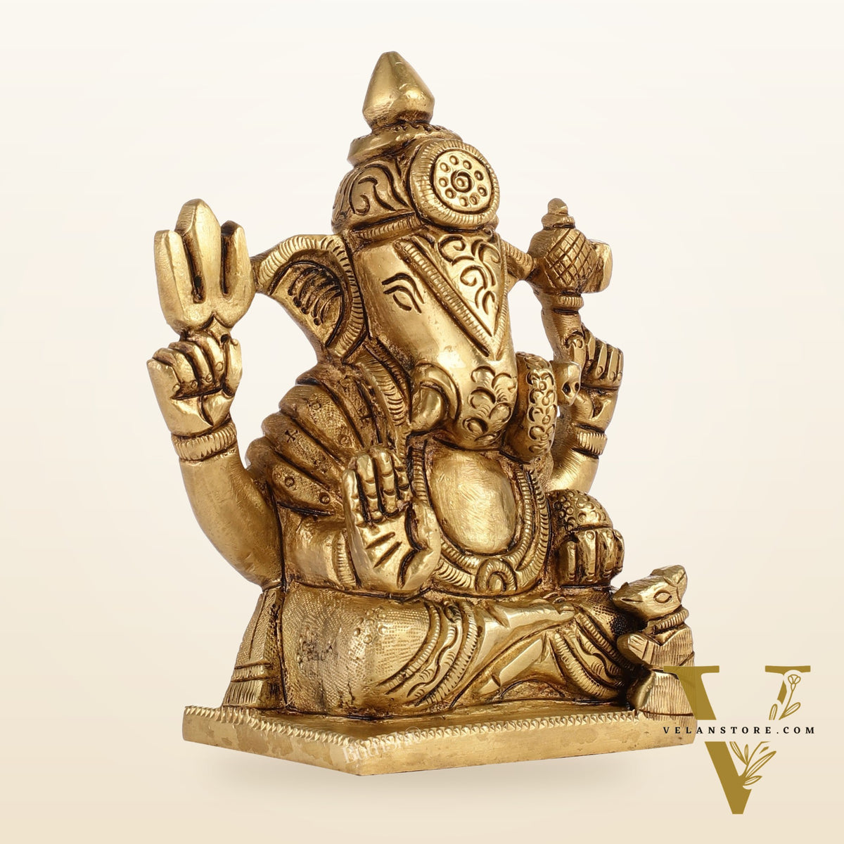 Superfine Brass Shreemant Dagdusheth Halwai Ganpati idol