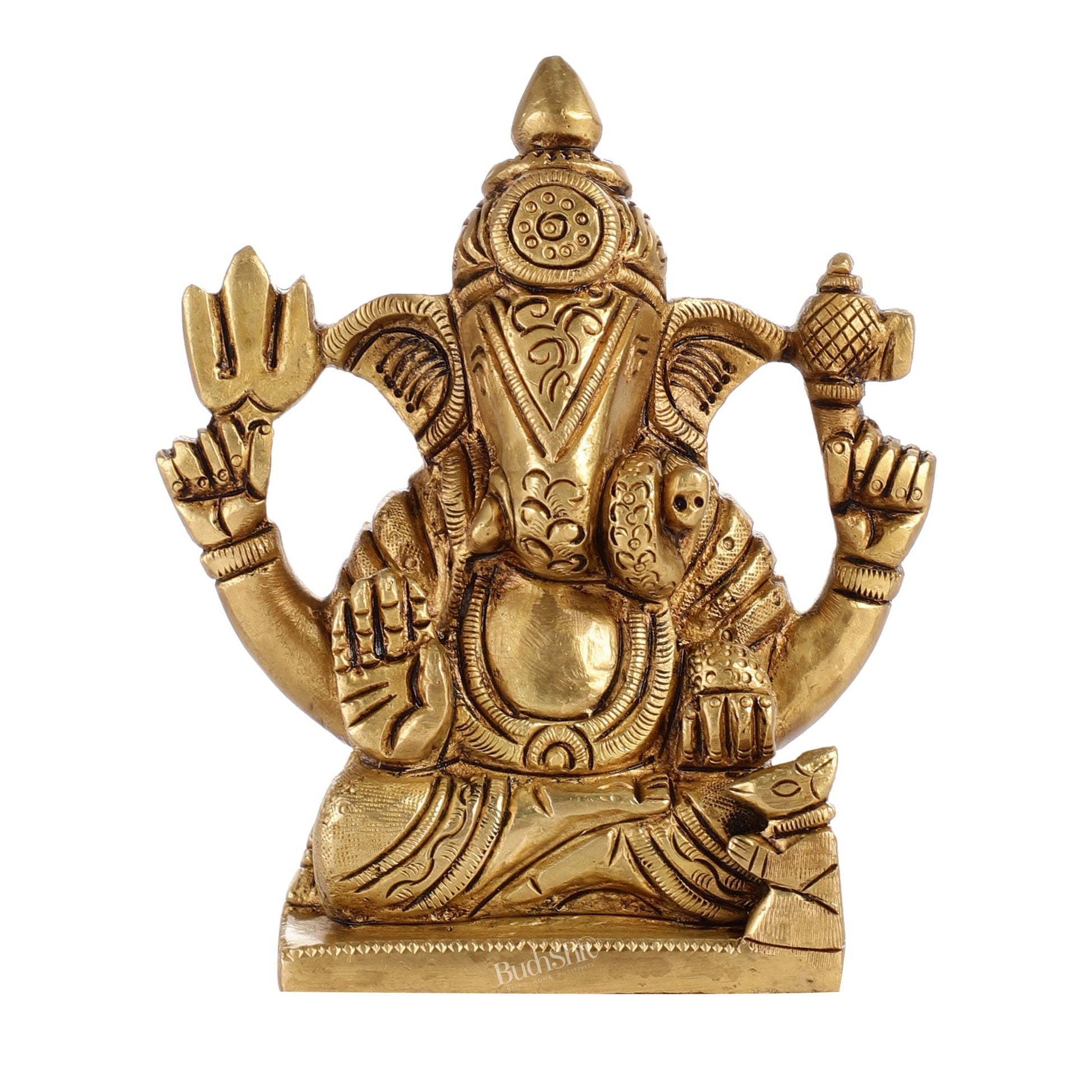 Superfine Brass Shreemant Dagdusheth Halwai Ganpati idol