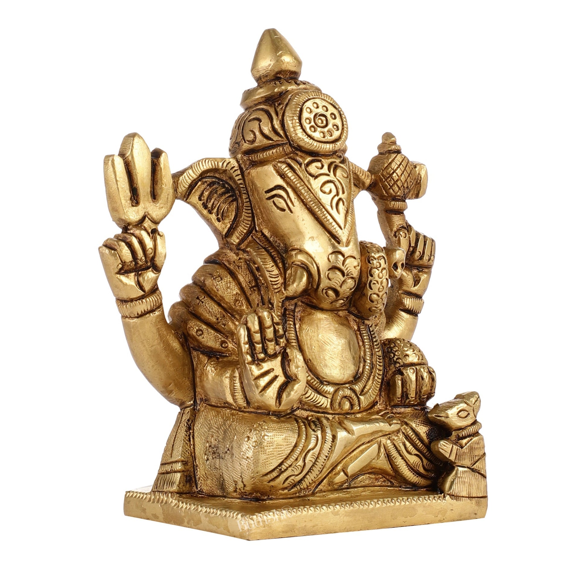 Superfine Brass Shreemant Dagdusheth Halwai Ganpati idol