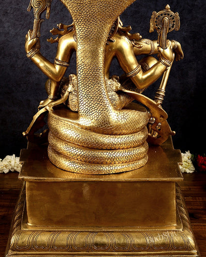 Superfine Brass Shri Hari Narayana ( Vishnu ) under Sheshanaag statue  – 29”