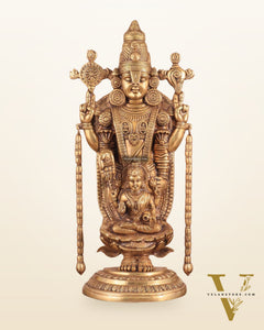 Superfine Brass Tirupati Balaji Idol | Height 20 inch