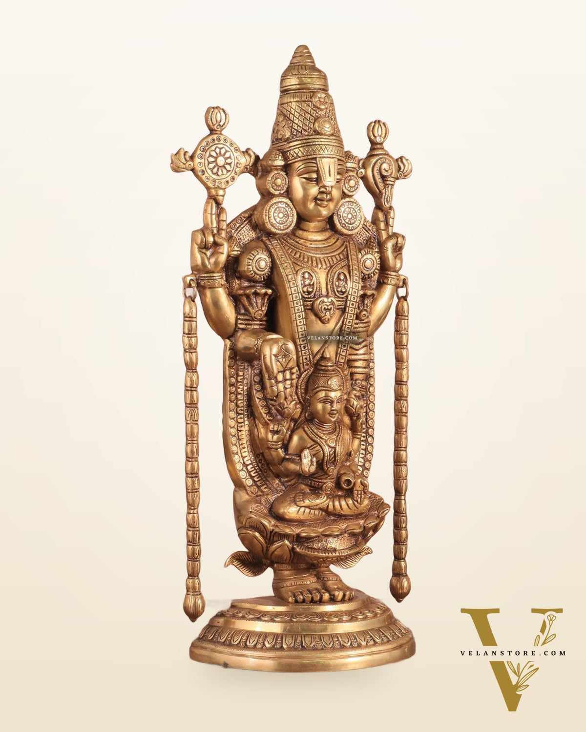 Superfine Brass Tirupati Balaji Idol | Height 20 inch