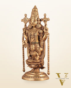 Superfine Brass Tirupati Balaji Idol | Height 20 inch