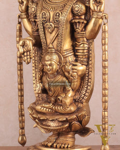 Superfine Brass Tirupati Balaji Idol | Height 20 inch