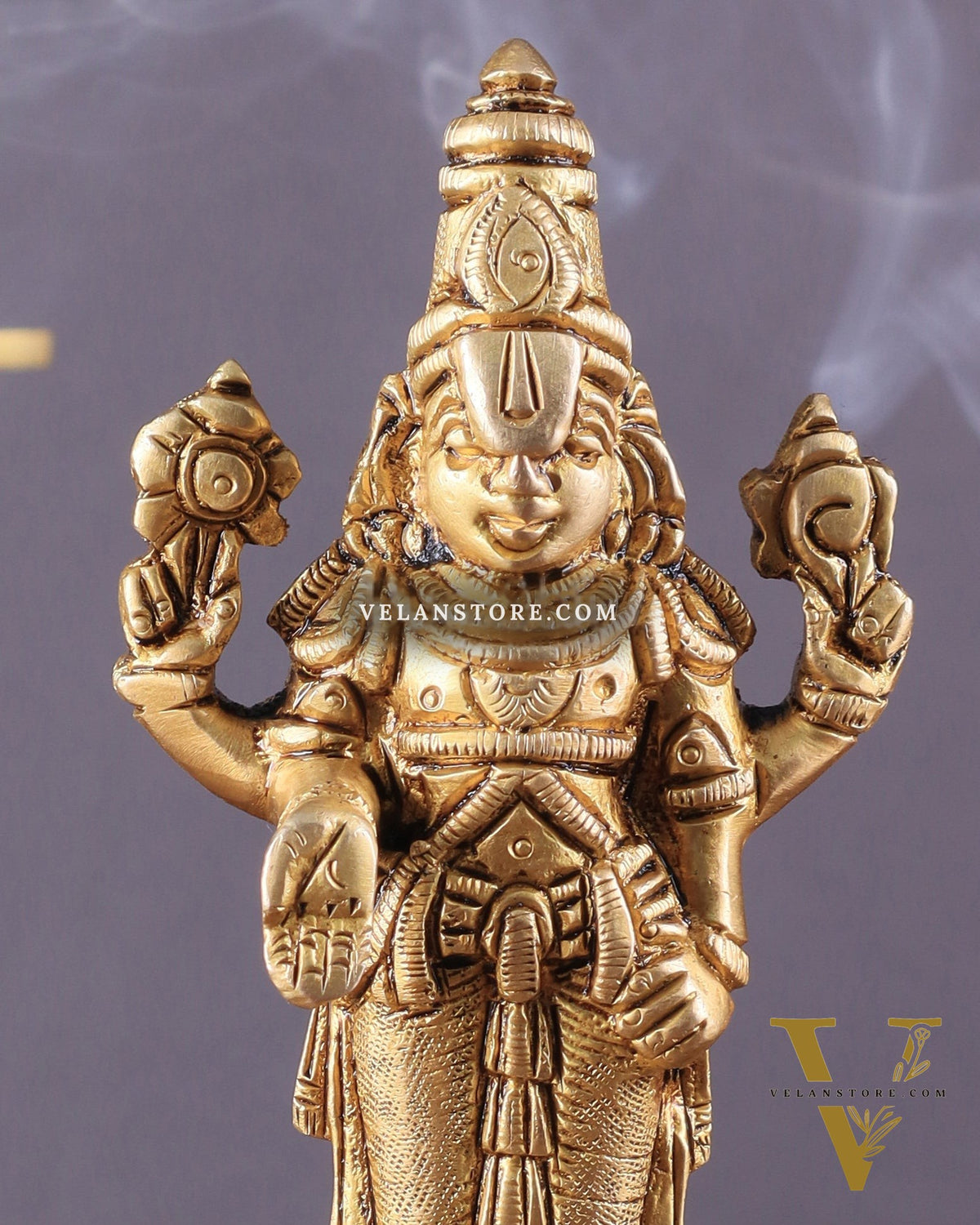 Superfine Brass Tirupati Balaji Idol (Small) 5.5"