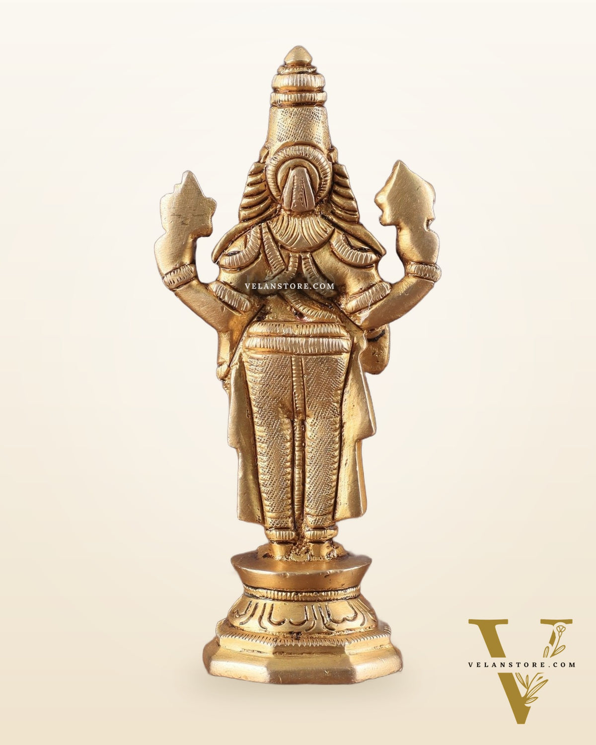 Superfine Brass Tirupati Balaji Idol (Small) 5.5"