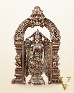 Superfine Brass Tirupati Balaji Statue - 6"