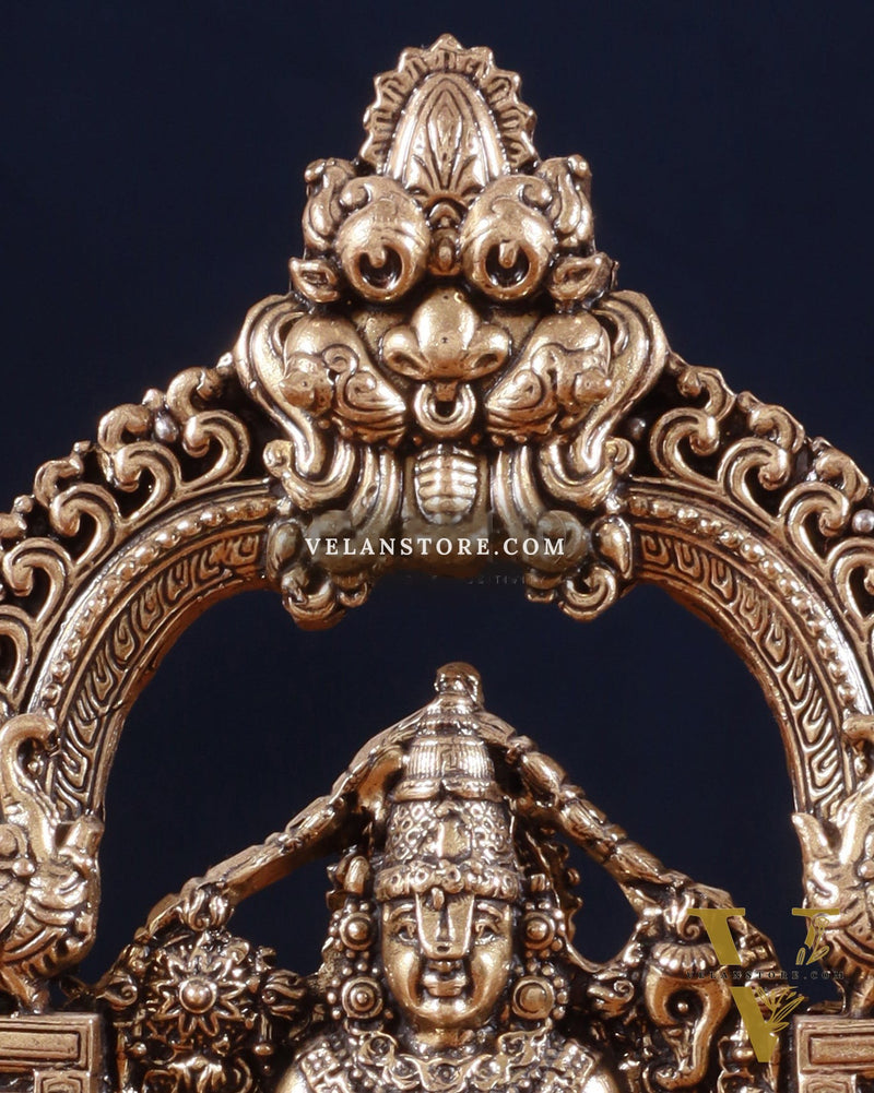 Superfine Brass Tirupati Balaji Statue - 6"