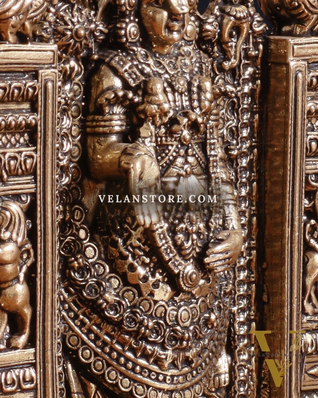 Superfine Brass Tirupati Balaji Statue - 6"