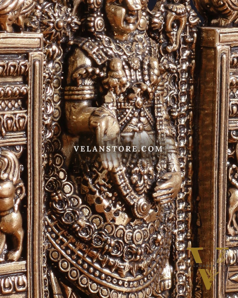 Superfine Brass Tirupati Balaji Statue - 6"