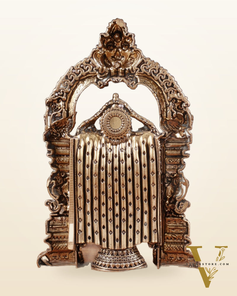Superfine Brass Tirupati Balaji Statue - 6"