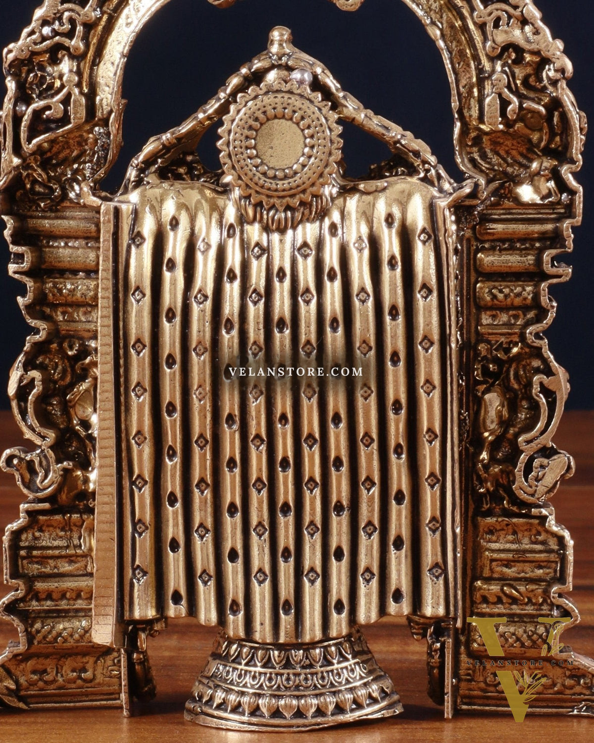 Superfine Brass Tirupati Balaji Statue - 6"