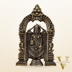 Superfine Brass Tirupati Balaji Statue - 6"