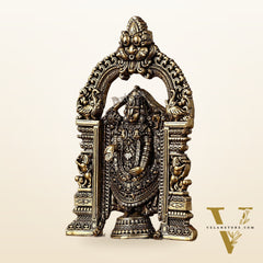 Superfine Brass Tirupati Balaji Statue - 6"