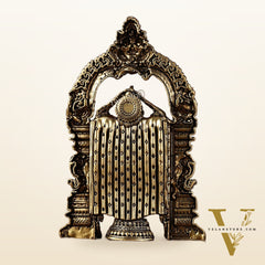 Superfine Brass Tirupati Balaji Statue - 6"