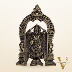 Superfine Brass Tirupati Balaji Statue - 6"