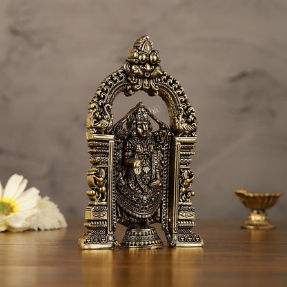 Superfine Brass Tirupati Balaji Statue - 6"