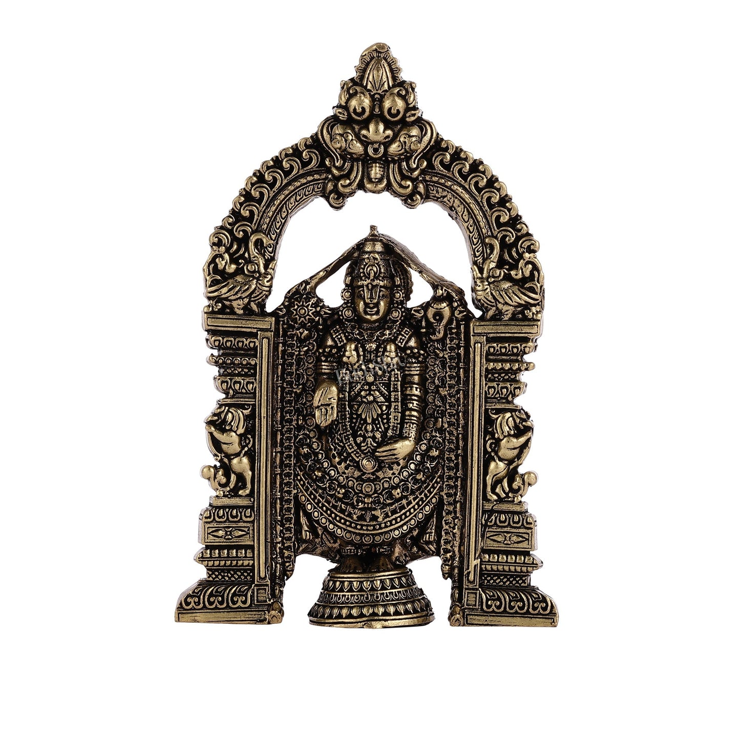 Superfine Brass Tirupati Balaji Statue - 6"