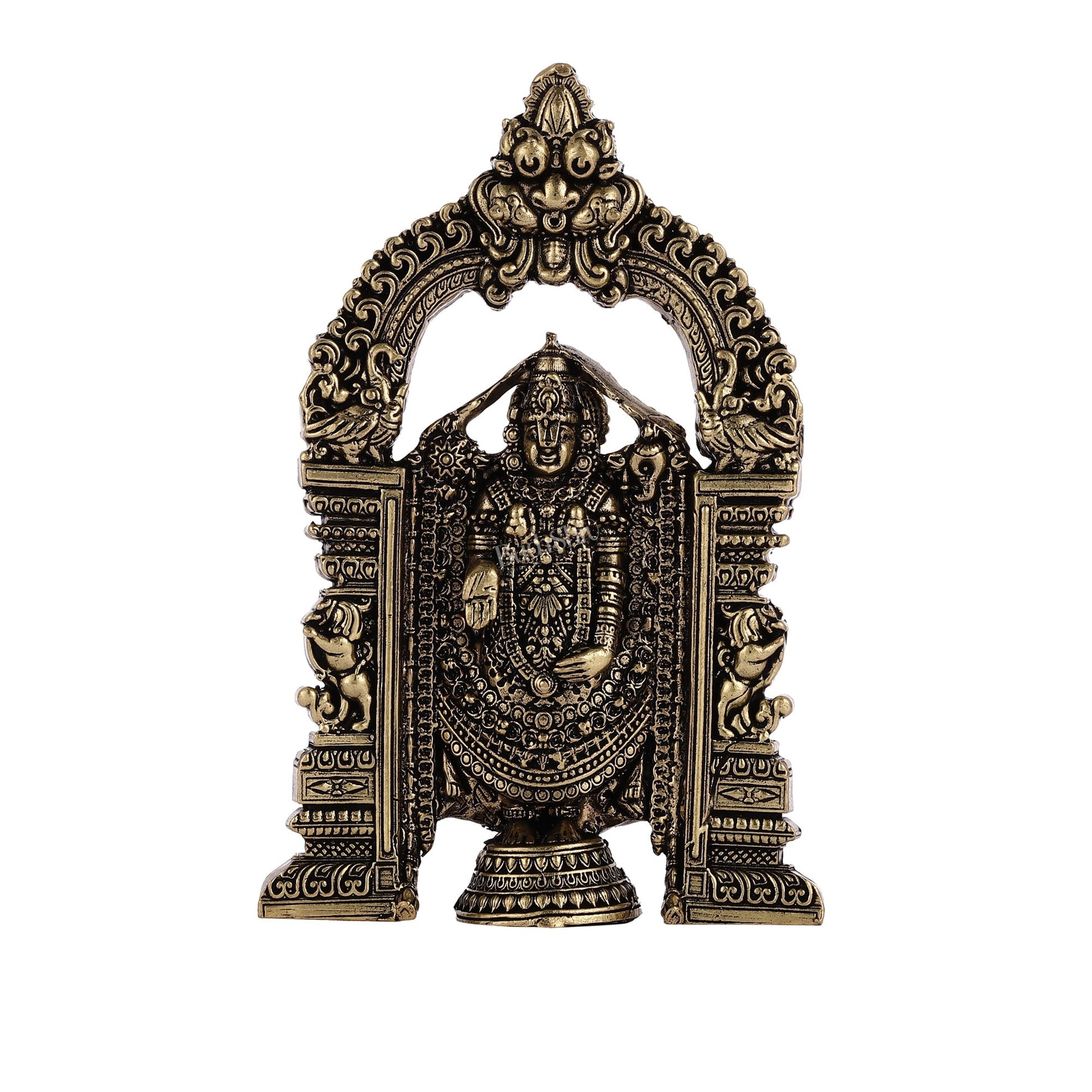Superfine Brass Tirupati Balaji Statue - 6"